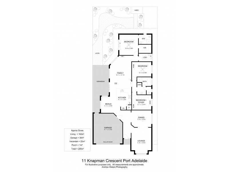 11 Knapman Crescent, Port Adelaide SA 5015 Floorplan