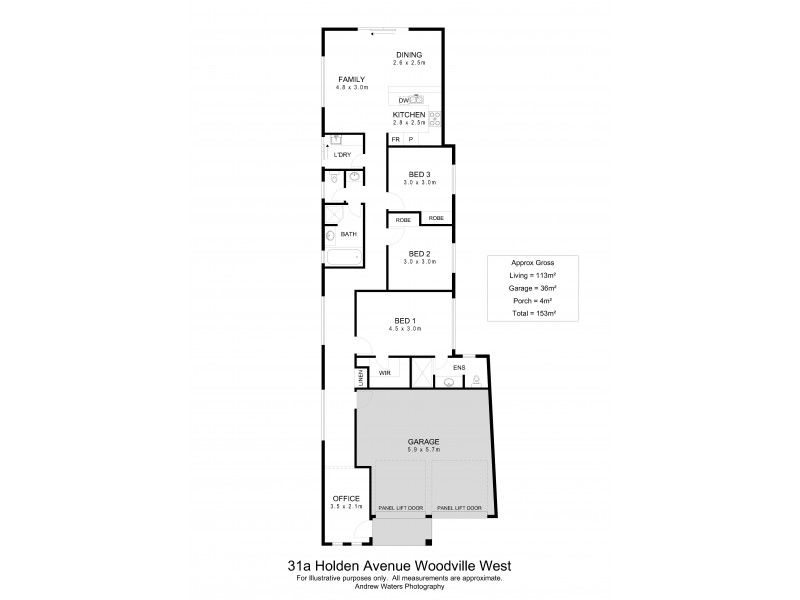 31A Holden Avenue, Woodville West SA 5011 Floorplan