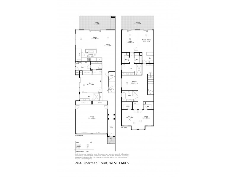 26a Liberman Court, West Lakes SA 5021 Floorplan