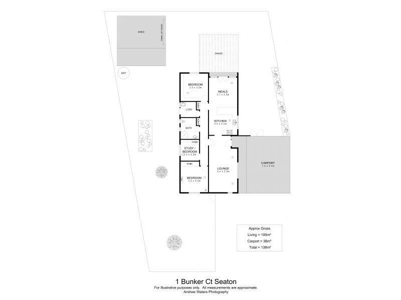 1 Bunker Court, Seaton SA 5023 Floorplan