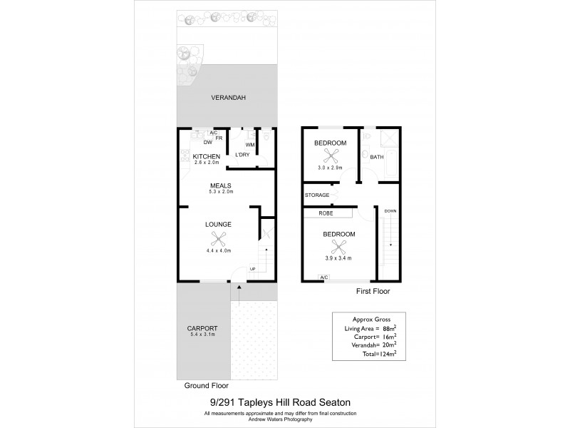 9/291 Tapleys Hill Road, Seaton SA 5023 Floorplan