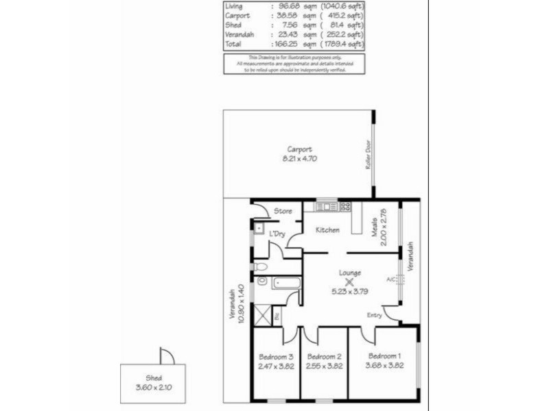9 Ryder Avenue, Parafield Gardens SA 5107 Floorplan