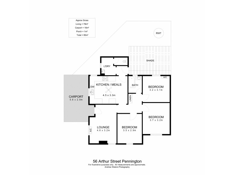 56 Arthur Street, Pennington SA 5013 Floorplan