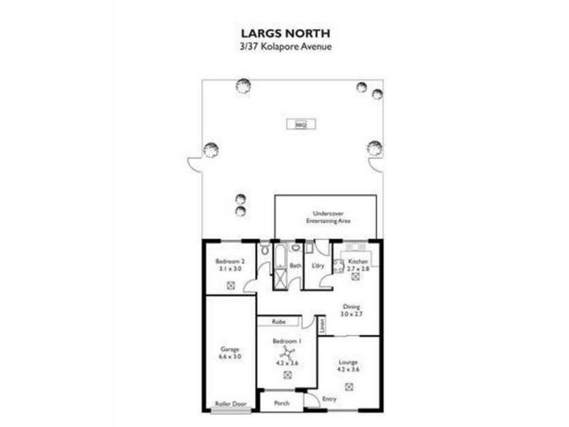 3/37 Kolapore Avenue, Largs North SA 5016 Floorplan