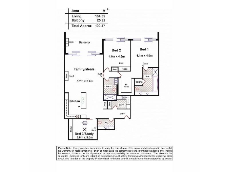 703/1-2 Tarni Court, New Port SA 5015 Floorplan