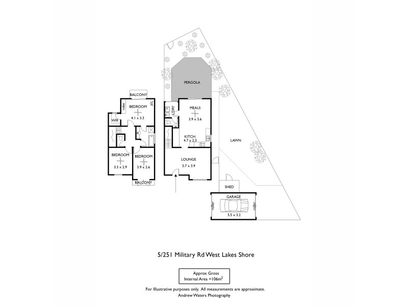 5/251 Military Road, West Lakes Shore SA 5020 Floorplan