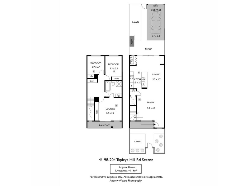 4/198 Tapleys Hill Road, Seaton SA 5023 Floorplan