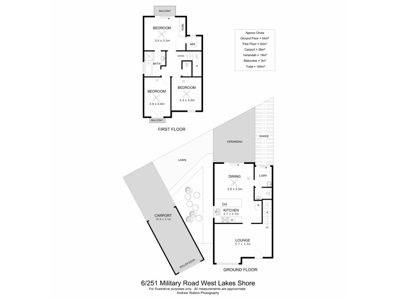6/251 Military Road, West Lakes Shore SA 5020 Floorplan
