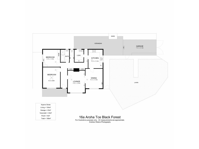 16a Aroha Terrace, Black Forest SA 5035 Floorplan