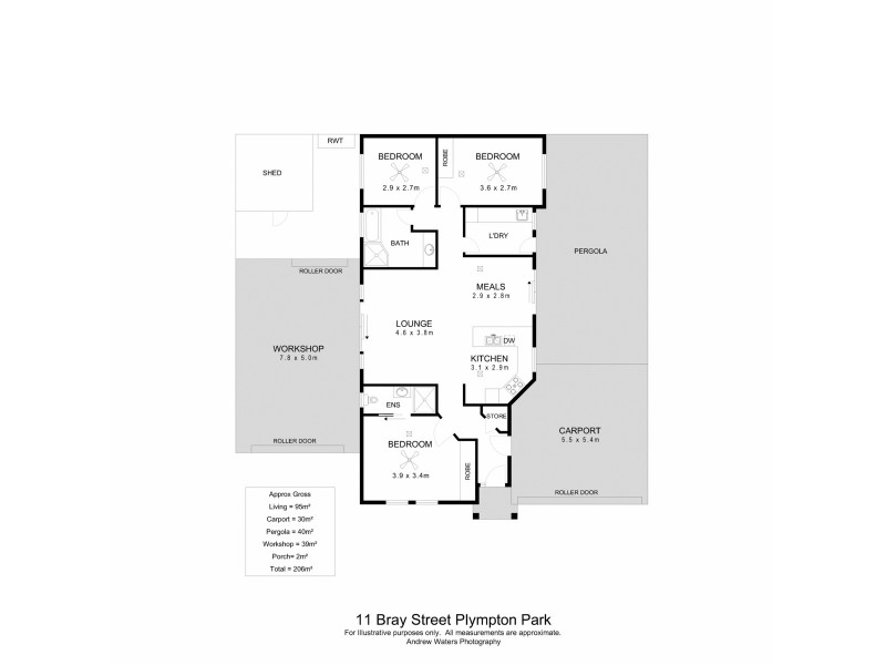 11 Bray Street, Plympton Park SA 5038 Floorplan