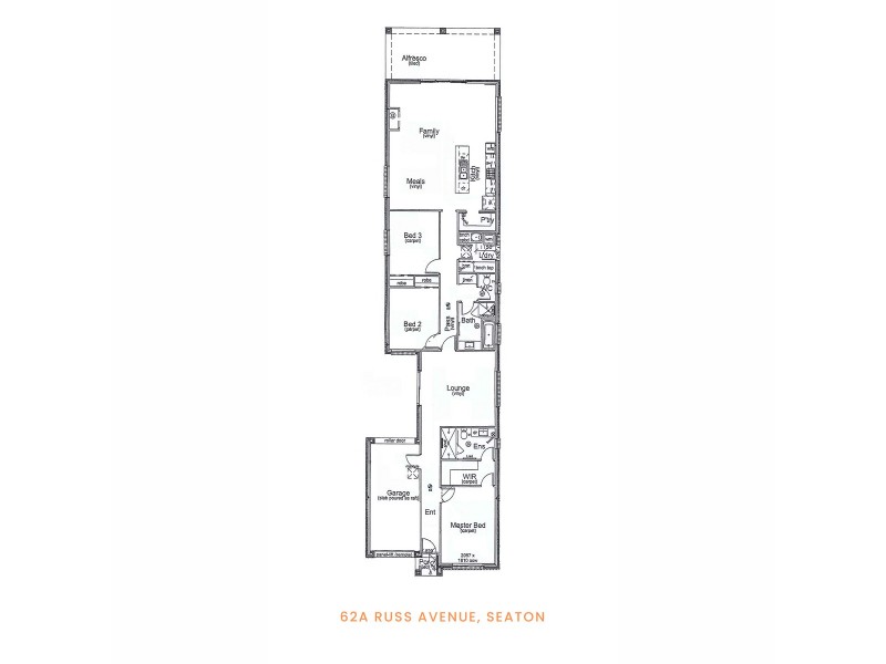 62a Russ Avenue, Seaton SA 5023 Floorplan