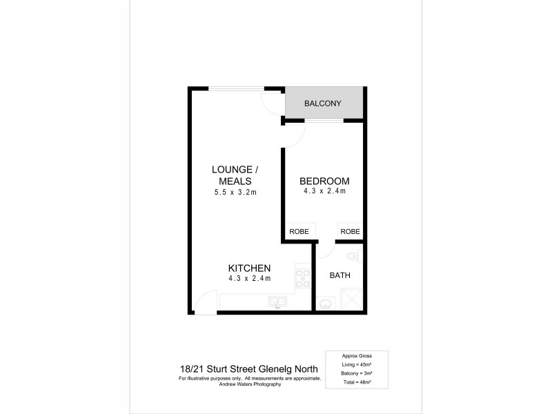 18/21 Sturt Street, Glenelg North SA 5045 Floorplan