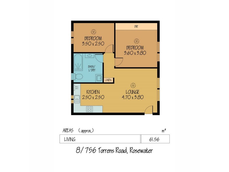 8/756 Torrens Road, Rosewater SA 5013 Floorplan