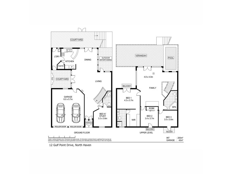 12 Gulf Point Drive, North Haven SA 5018 Floorplan