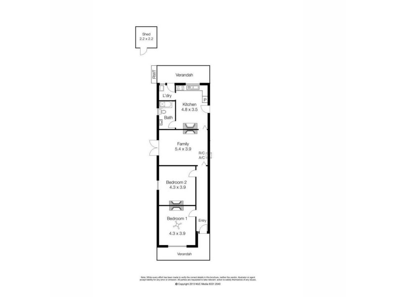 69 David Terrace, Woodville Park SA 5011 Floorplan