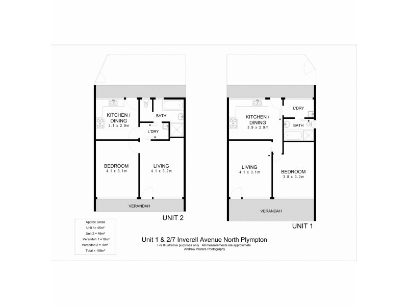 1 & 2/7 Inverell Avenue, North Plympton SA 5037 Floorplan