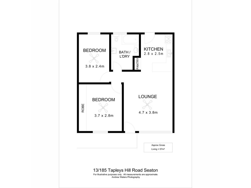 13/185 Tapleys Hill Road, Seaton SA 5023 Floorplan
