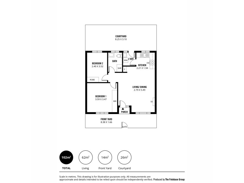 8/336 Tapleys Hill Road, Seaton SA 5023 Floorplan