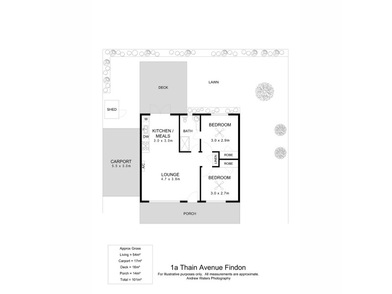 1a Thain Avenue, Findon SA 5023 Floorplan