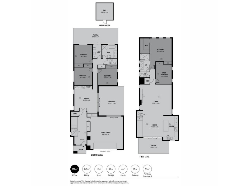 9A Nambour Crescent, West Lakes Shore SA 5020 Floorplan