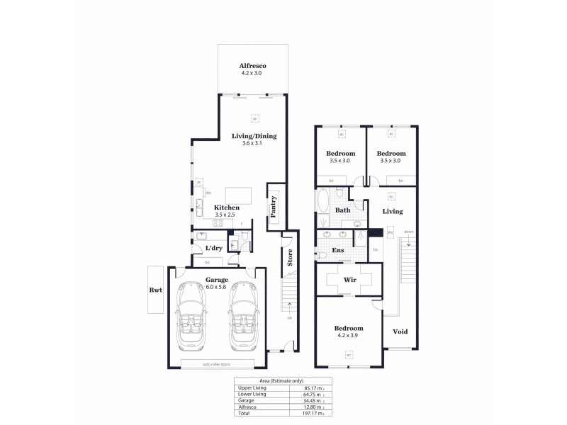 42a Lakeview Avenue, West Lakes SA 5021 Floorplan