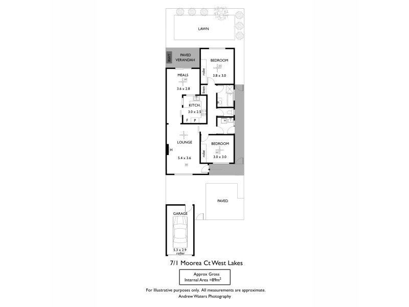 7/1 Moorea Court, West Lakes SA 5021 Floorplan