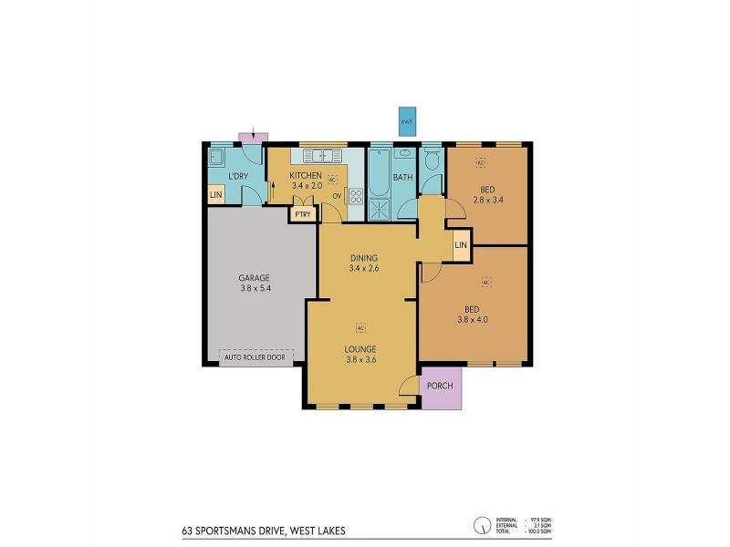 63 Sportsman Drive, West Lakes SA 5021 Floorplan