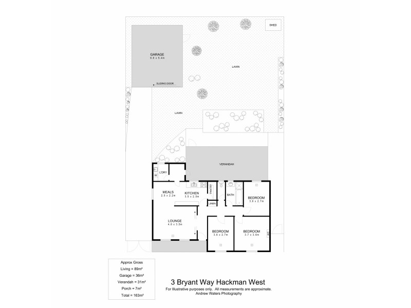 3 Bryant Way, Hackham SA 5163 Floorplan