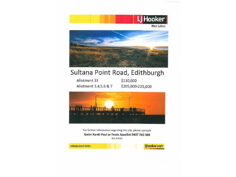 Sultana Point Road, Edithburgh SA 5583