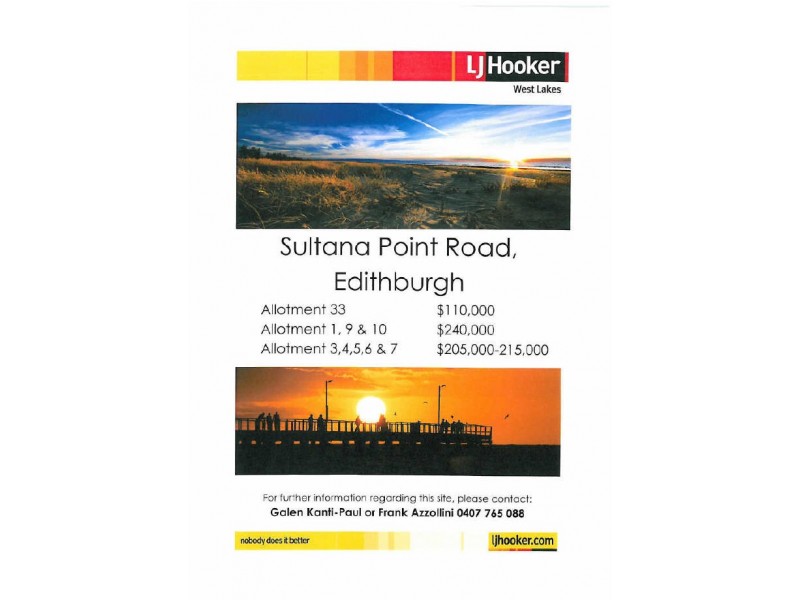 Sultana Point Road, Edithburgh SA 5583