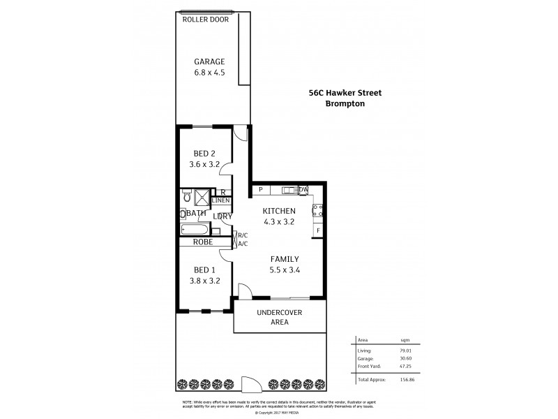 56C Hawker Street, Brompton SA 5007 Floorplan