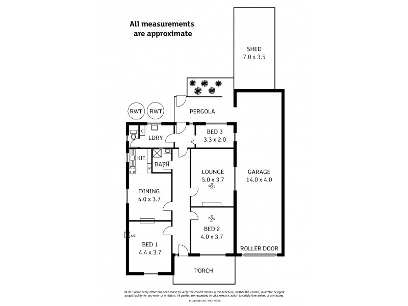 24 Stonehaven Street, Pennington SA 5013 Floorplan