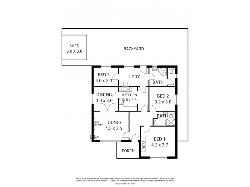 21 Annette Street, Athol Park SA 5012 Floorplan