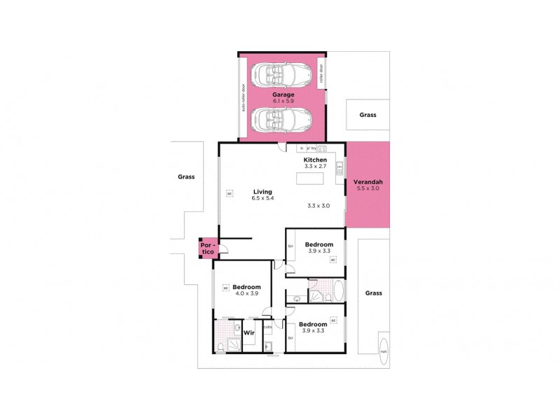 2A McMurtrie Place, Seaton SA 5023 Floorplan