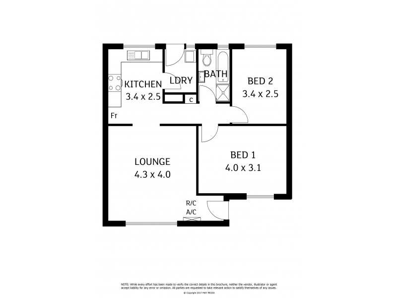 Unit 7/12 Richard Street, Mansfield Park SA 5012 Floorplan