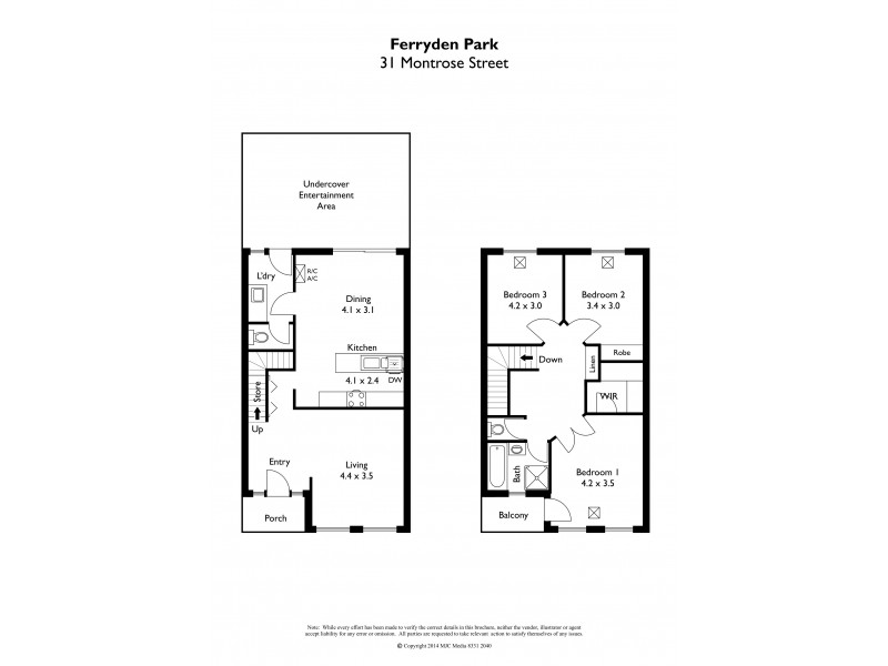 31 Montrose Street, Ferryden Park SA 5010 Floorplan