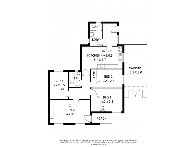 22 Fourth Avenue, Woodville Park SA 5011 Floorplan