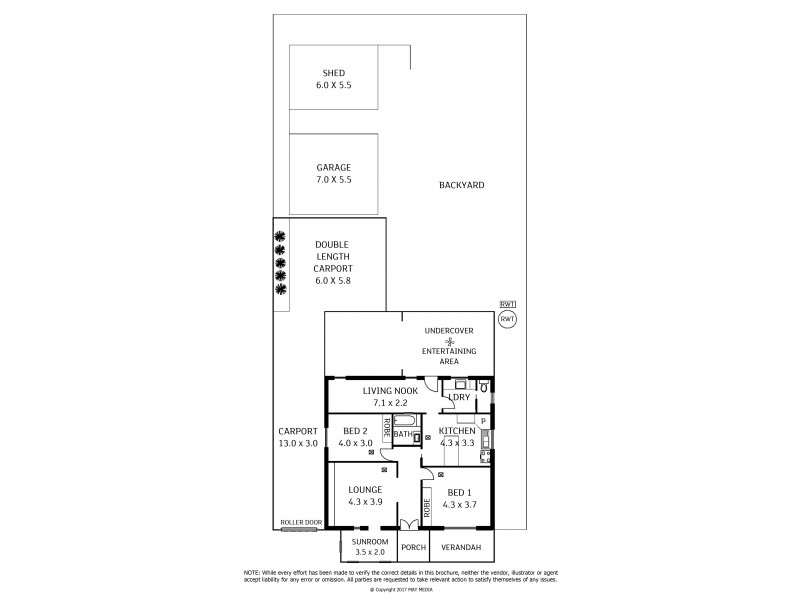 25 Tasman Avenue, Flinders Park SA 5025 Floorplan