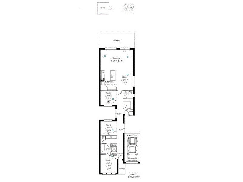 13A Evan Avenue, Salisbury SA 5108 Floorplan