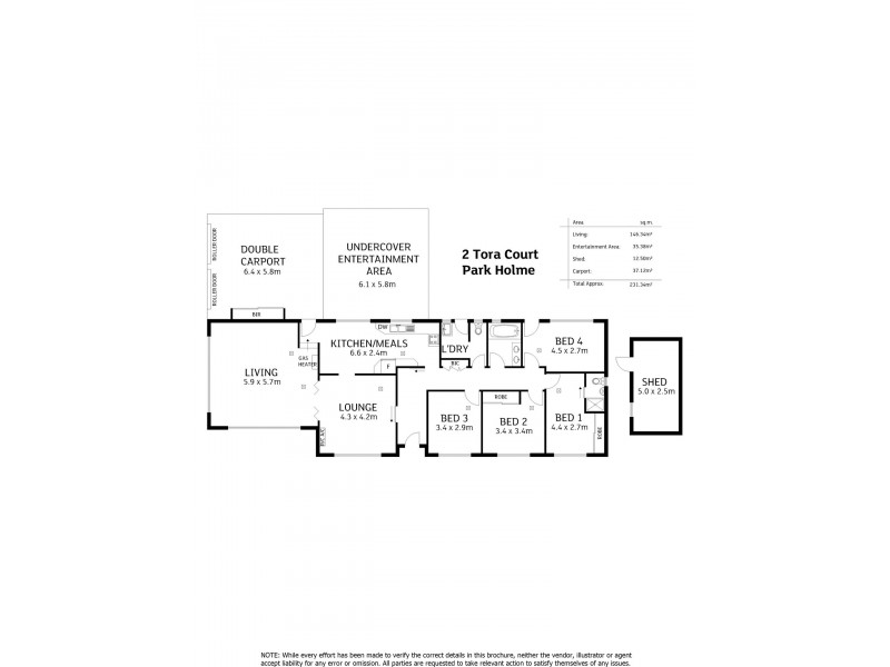2 Tora Court, Park Holme SA 5043