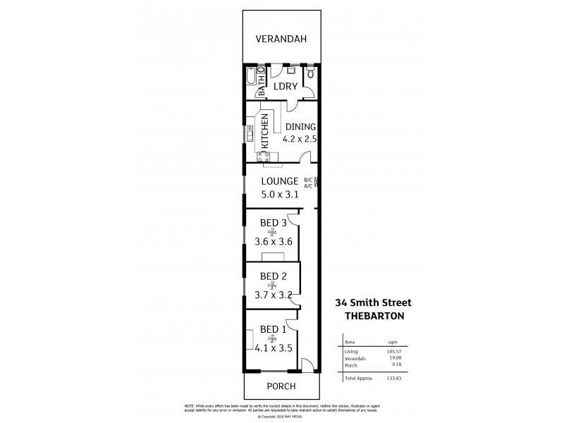 34 Smith Street, Thebarton SA 5031 Floorplan