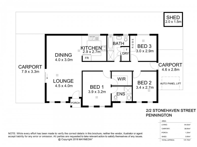 Unit 2/2 Stonehaven Street, Pennington SA 5013