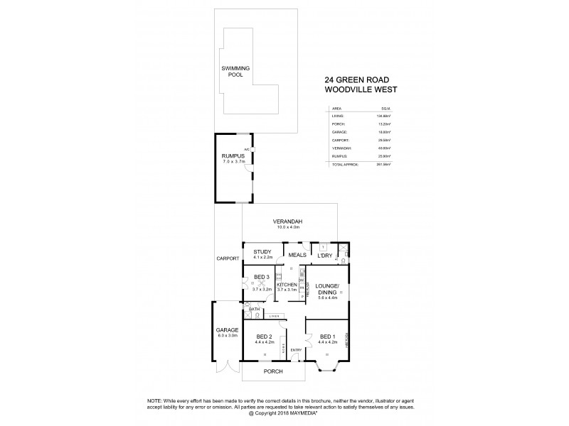 24 Green Road, Woodville West SA 5011 Floorplan