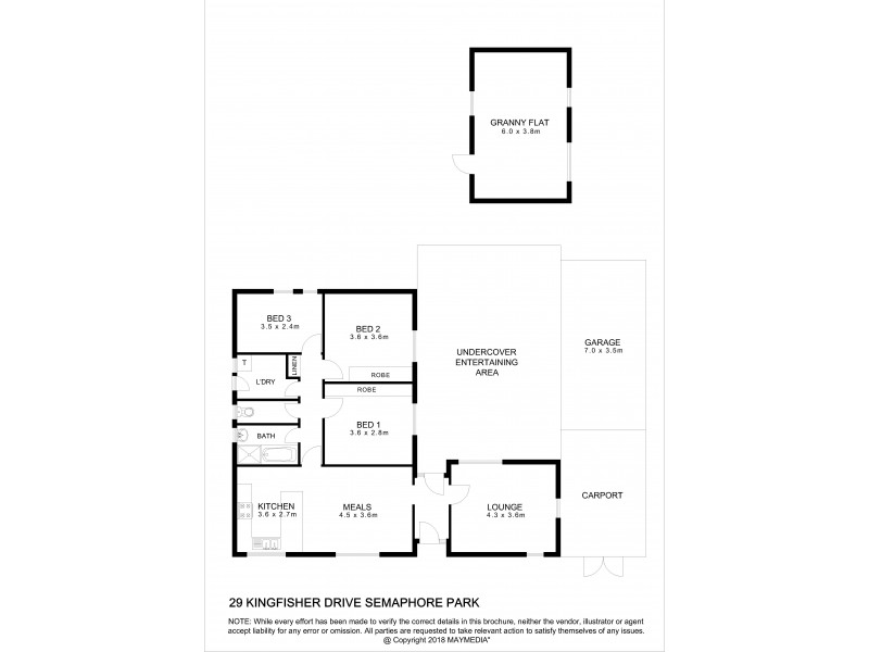 29 Kingfisher Drive, Semaphore Park SA 5019 Floorplan
