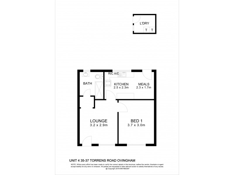 4/35-37 Torrens Road, Ovingham SA 5082 Floorplan