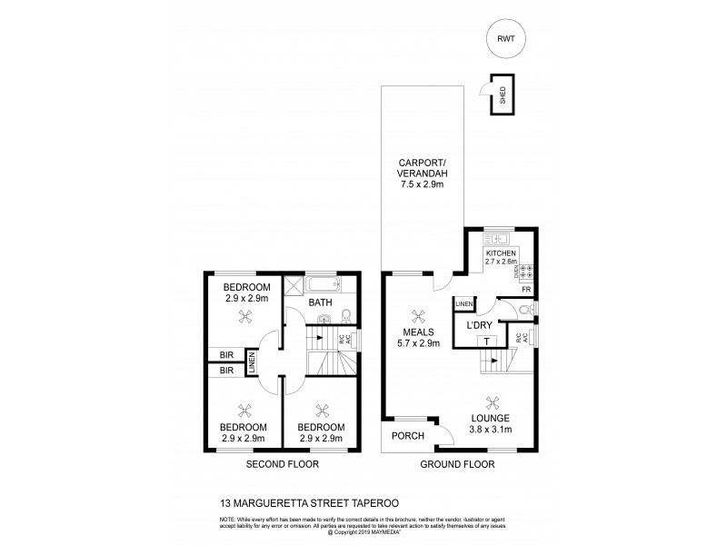 13 Margueretta Street, Taperoo SA 5017 Floorplan