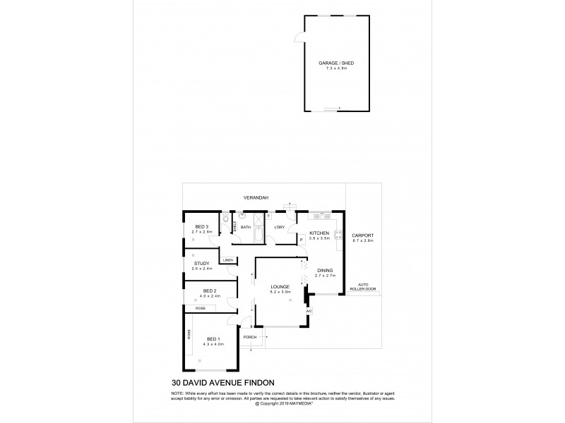 30 David Avenue, Findon SA 5023 Floorplan