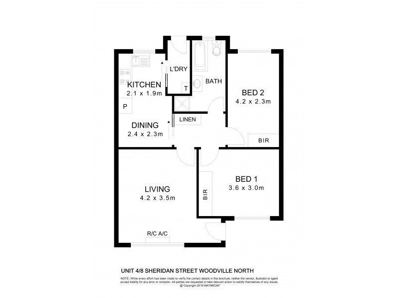 Unit 4/8 Sheridan Street, Woodville North SA 5012 Floorplan