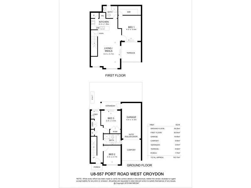 8/557 Port Road, West Croydon SA 5008 Floorplan