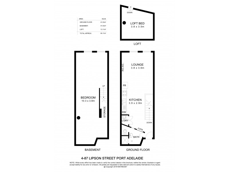 3/87 Lipson Street, Port Adelaide SA 5015 Floorplan
